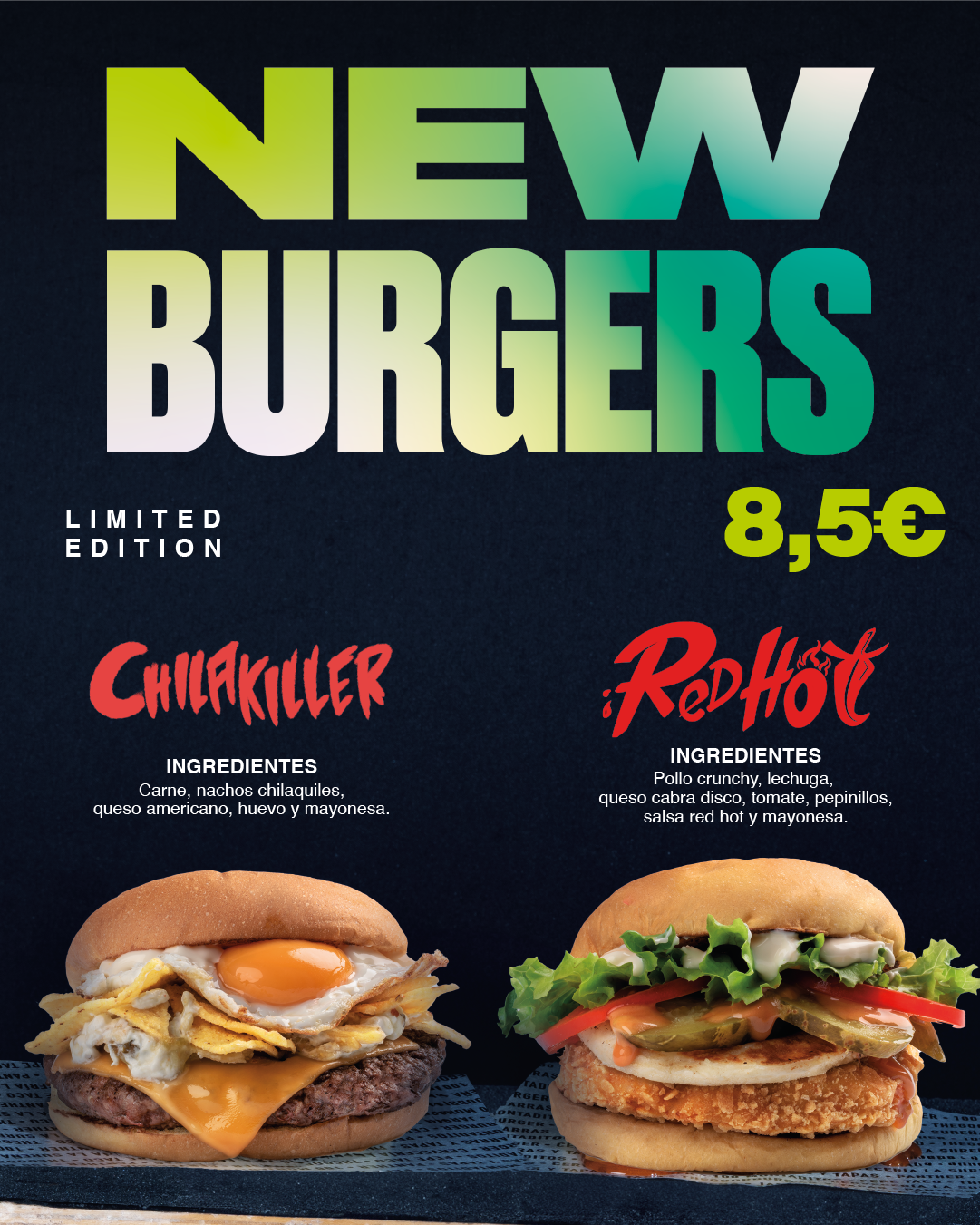 Nuevas Burgers de Edición Limitada