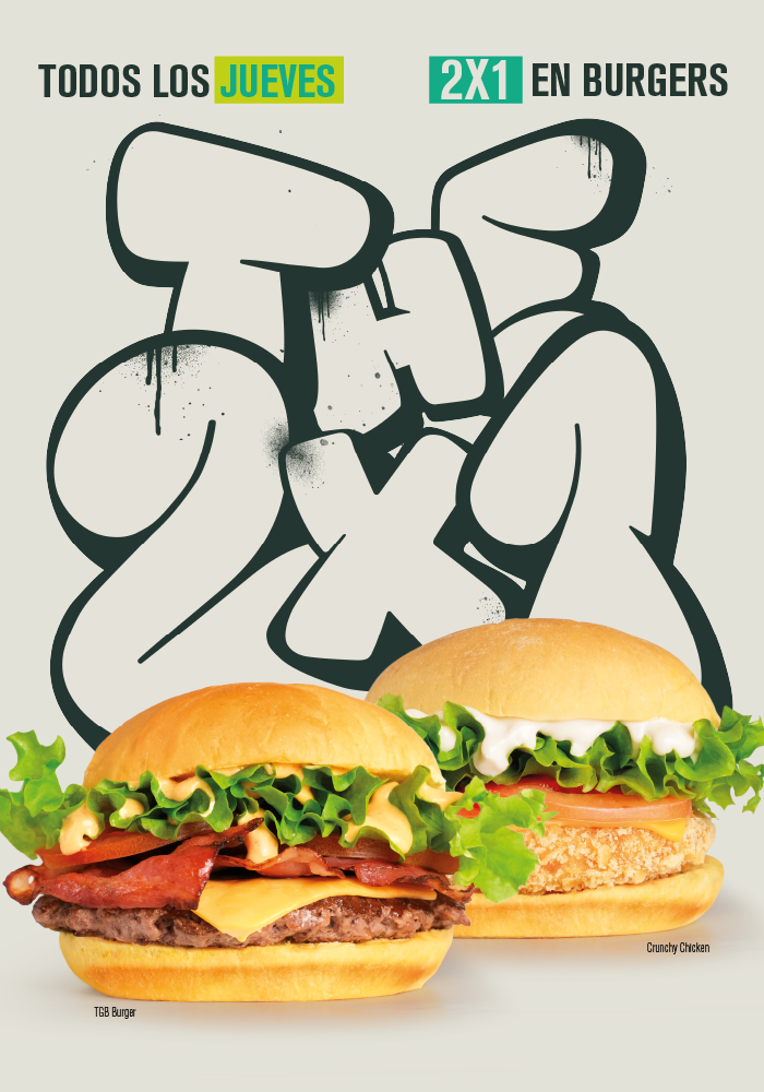 Oferta de 2x1 todos los jueves en The Good Burger