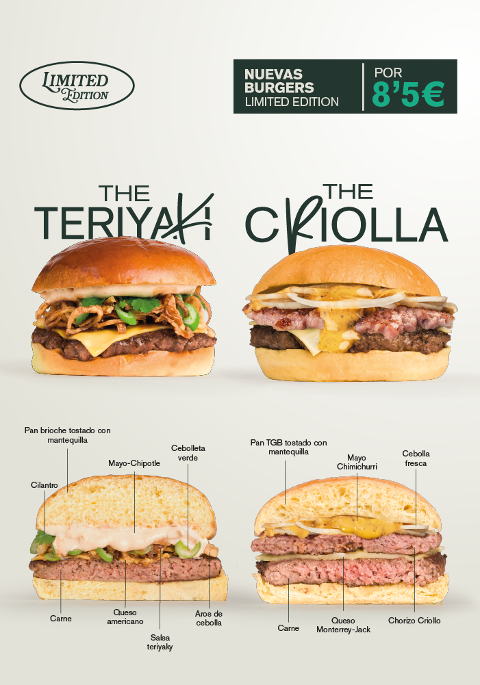 Nuevas Burgers de Edición Limitada